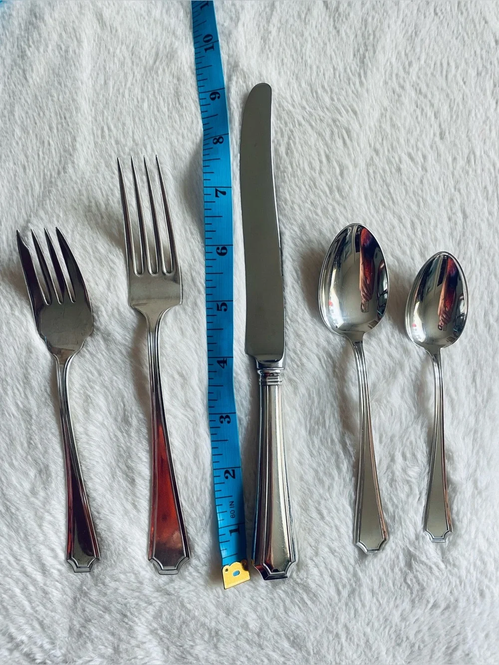 1910 Sterling Flatware Fairfax 5 Piece Place Setting Gorham Antique